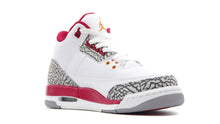 画像をギャラリービューアに読み込む, JORDAN BRAND AIR JORDAN 3 RETRO GS &quot;CARDINAL RED&quot; &quot;MICHAEL JORDAN&quot; WHITE/LIGHT CURRY/CARDINAL RED/CEMENT GREY 5