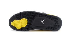 JORDAN BRAND AIR JORDAN 4 RETRO GS "THUNDER" "MICHAEL JORDAN" BLACK/WHITE/TOUR YELLOW 4