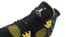 画像をギャラリービューアに読み込む, JORDAN BRAND AIR JORDAN 4 RETRO GS &quot;THUNDER&quot; &quot;MICHAEL JORDAN&quot; BLACK/WHITE/TOUR YELLOW 6