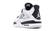 画像をギャラリービューアに読み込む, JORDAN BRAND AIR JORDAN 4 RETRO GS &quot;MILITARY BLACK&quot; &quot;MICHAEL JORDAN&quot; WHITE/BLACK/NEUTRAL GRAY 2
