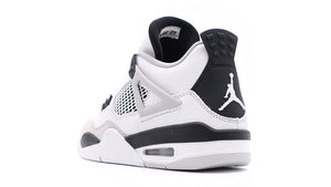 JORDAN BRAND AIR JORDAN 4 RETRO GS "MILITARY BLACK" "MICHAEL JORDAN" WHITE/BLACK/NEUTRAL GRAY 2