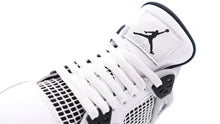 画像をギャラリービューアに読み込む, JORDAN BRAND AIR JORDAN 4 RETRO GS &quot;MILITARY BLACK&quot; &quot;MICHAEL JORDAN&quot; WHITE/BLACK/NEUTRAL GRAY 6
