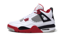 画像をギャラリービューアに読み込む, JORDAN BRAND AIR JORDAN 4 RETRO GS &quot;FIRE RED&quot; &quot;MICHAEL JORDAN&quot; WHITE/FIRE RED/BLACK/TECH GREY 3