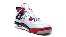 画像をギャラリービューアに読み込む, JORDAN BRAND AIR JORDAN 4 RETRO GS &quot;FIRE RED&quot; &quot;MICHAEL JORDAN&quot; WHITE/FIRE RED/BLACK/TECH GREY 5