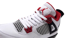 画像をギャラリービューアに読み込む, JORDAN BRAND AIR JORDAN 4 RETRO GS &quot;FIRE RED&quot; &quot;MICHAEL JORDAN&quot; WHITE/FIRE RED/BLACK/TECH GREY 6