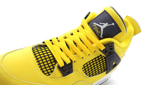 JORDAN BRAND AIR JORDAN 4 RETRO GS "LIGHTNING" "MICHAEL JORDAN" TOUR YELLOW/DARK BLUE GREY/MULTI COLOR/MULTI COLOR 6