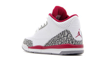 画像をギャラリービューアに読み込む, JORDAN BRAND JORDAN 3 RETRO PS &quot;CARDINAL RED&quot; &quot;MICHAEL JORDAN&quot; WHITE/LIGHT CURRY/CARDINAL RED/CEMENT GREY 2