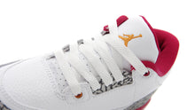 画像をギャラリービューアに読み込む, JORDAN BRAND JORDAN 3 RETRO PS &quot;CARDINAL RED&quot; &quot;MICHAEL JORDAN&quot; WHITE/LIGHT CURRY/CARDINAL RED/CEMENT GREY 6