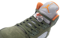 画像をギャラリービューアに読み込む, JORDAN BRAND AIR JORDAN 5 RETRO GS &quot;OLIVE&quot; &quot;MICHAEL JORDAN&quot; ARMY OLIVE/SOLAR ORANGE 6