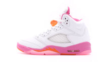 画像をギャラリービューアに読み込む, JORDAN BRAND AIR JORDAN 5 RETRO GS &quot;WNBA&quot; &quot;MICHAEL JORDAN&quot; WHITE/PINKSICLE/SAFETY ORANGE 3