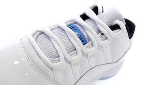 JORDAN BRAND AIR JORDAN 11 RETRO LOW GS "LEGEND BLUE" "MICHAEL JORDAN" WHITE/LEGEND BLUE/WHITE/BLACK 6