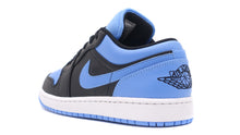 画像をギャラリービューアに読み込む, JORDAN BRAND AIR JORDAN 1 LOW &quot;MICHAEL JORDAN&quot; BLACK/BLACK/UNIVERSITY BLUE/WHITE 2