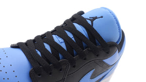 JORDAN BRAND AIR JORDAN 1 LOW "MICHAEL JORDAN" BLACK/BLACK/UNIVERSITY BLUE/WHITE 6