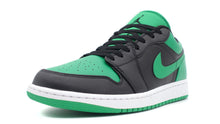 画像をギャラリービューアに読み込む, JORDAN BRAND AIR JORDAN 1 LOW &quot;LUCKY GREEN&quot; &quot;MICHAEL JORDAN&quot; BLACK/BLACK/LUCKY GREEN/WHITE 1