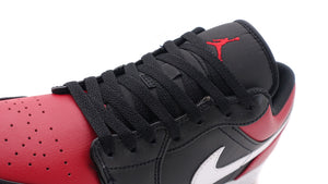 JORDAN BRAND AIR JORDAN 1 LOW "MICHAEL JORDAN" BLACK/GYM RED/WHITE 6