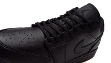 画像をギャラリービューアに読み込む, JORDAN BRAND AIR JORDAN 1 LOW &quot;MICHAEL JORDAN&quot; BLACK/BLACK/BLACK 6