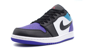 JORDAN BRAND AIR JORDAN 1 LOW "MICHAEL JORDAN" WHITE/BLACK/BRIGHT CONCORD/AQUAMARINE/UNIVERSITY GOLD/ANTHRACITE 1