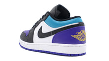 画像をギャラリービューアに読み込む, JORDAN BRAND AIR JORDAN 1 LOW &quot;MICHAEL JORDAN&quot; WHITE/BLACK/BRIGHT CONCORD/AQUAMARINE/UNIVERSITY GOLD/ANTHRACITE 2