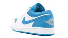 画像をギャラリービューアに読み込む, JORDAN BRAND AIR JORDAN 1 LOW &quot;MICHAEL JORDAN&quot; WHITE/CELESTIAL GOLD/AQUATONE 2