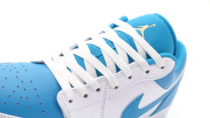 JORDAN BRAND AIR JORDAN 1 LOW "MICHAEL JORDAN" WHITE/CELESTIAL GOLD/AQUATONE 6