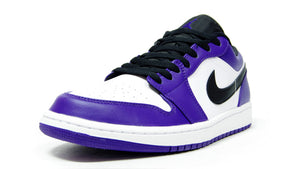 JORDAN BRAND AIR JORDAN 1 LOW "COURT PURPLE" "MICHAEL JORDAN" COURT PURPLE/BLACK/WHITE 1