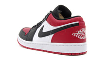 画像をギャラリービューアに読み込む, JORDAN BRAND AIR JORDAN 1 LOW &quot;BRED TOE&quot; &quot;MICHAEL JORDAN&quot; GYM RED/WHITE/BLACK 2