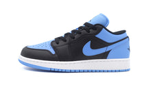 画像をギャラリービューアに読み込む, JORDAN BRAND AIR JORDAN 1 LOW GS &quot;MICHAEL JORDAN&quot; BLACK/BLACK/UNIVERSITY BLUE/WHITE 3