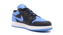 画像をギャラリービューアに読み込む, JORDAN BRAND AIR JORDAN 1 LOW GS &quot;MICHAEL JORDAN&quot; BLACK/BLACK/UNIVERSITY BLUE/WHITE 5