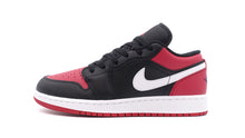画像をギャラリービューアに読み込む, JORDAN BRAND AIR JORDAN 1 LOW GS &quot;MICHAEL JORDAN&quot; BLACK/GYM RED/WHITE 3
