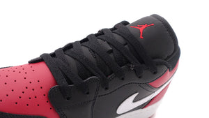 JORDAN BRAND AIR JORDAN 1 LOW GS "MICHAEL JORDAN" BLACK/GYM RED/WHITE 6