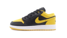 画像をギャラリービューアに読み込む, JORDAN BRAND AIR JORDAN 1 LOW GS &quot;MICHAEL JORDAN&quot; BLACK/YELLOW OCHRE/WHITE 3