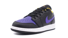 画像をギャラリービューアに読み込む, JORDAN BRAND AIR JORDAN 1 LOW GS &quot;MICHAEL JORDAN&quot; BLACK/DARK CONCORD/TAXI 1