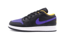 画像をギャラリービューアに読み込む, JORDAN BRAND AIR JORDAN 1 LOW GS &quot;MICHAEL JORDAN&quot; BLACK/DARK CONCORD/TAXI 3
