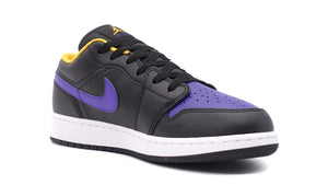 JORDAN BRAND AIR JORDAN 1 LOW GS "MICHAEL JORDAN" BLACK/DARK CONCORD/TAXI 5