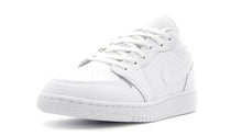 画像をギャラリービューアに読み込む, JORDAN BRAND AIR JORDAN 1 LOW GS &quot;MICHAEL JORDAN&quot; WHITE/WHITE/WHITE 1