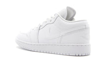 画像をギャラリービューアに読み込む, JORDAN BRAND AIR JORDAN 1 LOW GS &quot;MICHAEL JORDAN&quot; WHITE/WHITE/WHITE 2