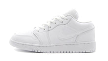 画像をギャラリービューアに読み込む, JORDAN BRAND AIR JORDAN 1 LOW GS &quot;MICHAEL JORDAN&quot; WHITE/WHITE/WHITE 3