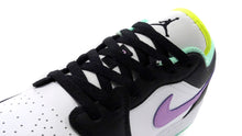 画像をギャラリービューアに読み込む, JORDAN BRAND AIR JORDAN 1 LOW GS &quot;MICHAEL JORDAN&quot; WHITE/VIOLET SHOCK/BLACK/GREEN GLOW/VOLT 6