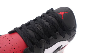 JORDAN BRAND AIR JORDAN 1 LOW GS "MICHAEL JORDAN" WHITE/BLACK/VARSITY RED/WHITE 6