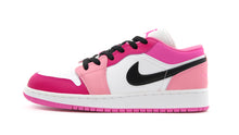 画像をギャラリービューアに読み込む, JORDAN BRAND AIR JORDAN 1 LOW GS &quot;MICHAEL JORDAN&quot; WHITE/BLACK/PINKSICLE/RUSH PINK 3