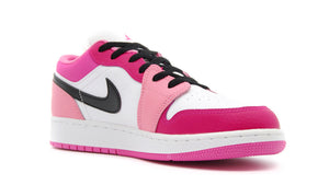JORDAN BRAND AIR JORDAN 1 LOW GS "MICHAEL JORDAN" WHITE/BLACK/PINKSICLE/RUSH PINK 5