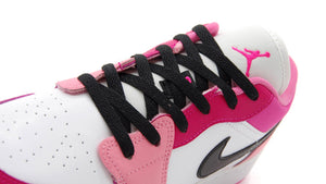 JORDAN BRAND AIR JORDAN 1 LOW GS "MICHAEL JORDAN" WHITE/BLACK/PINKSICLE/RUSH PINK 6