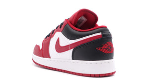 JORDAN BRAND AIR JORDAN 1 LOW GS "MICHAEL JORDAN" WHITE/GYM RED/BLACK 2