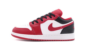 JORDAN BRAND AIR JORDAN 1 LOW GS "MICHAEL JORDAN" WHITE/GYM RED/BLACK 3