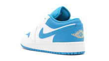 画像をギャラリービューアに読み込む, JORDAN BRAND AIR JORDAN 1 LOW GS &quot;MICHAEL JORDAN&quot; WHITE/CELESTIAL GOLD/AQUATONE 2