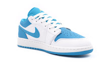 画像をギャラリービューアに読み込む, JORDAN BRAND AIR JORDAN 1 LOW GS &quot;MICHAEL JORDAN&quot; WHITE/CELESTIAL GOLD/AQUATONE 5