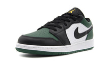 画像をギャラリービューアに読み込む, JORDAN BRAND AIR JORDAN 1 LOW GS &quot;MICHAEL JORDAN&quot; NOBLE GREEN/POLLEN/WHITE 1