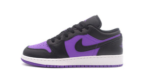 JORDAN BRAND AIR JORDAN 1 LOW GS "MICHAEL JORDAN" PURPLE VENOM/BLACK/WHITE 3