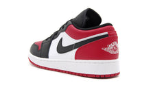 画像をギャラリービューアに読み込む, JORDAN BRAND AIR JORDAN 1 LOW GS &quot;BRED TOE&quot; &quot;MICHAEL JORDAN&quot; GYM RED/WHITE/BLACK 2