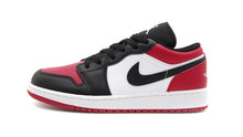 画像をギャラリービューアに読み込む, JORDAN BRAND AIR JORDAN 1 LOW GS &quot;BRED TOE&quot; &quot;MICHAEL JORDAN&quot; GYM RED/WHITE/BLACK 3